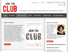 Tablet Screenshot of jointheclub.org
